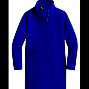 NWT J. Crew Royal Blue Cocoon Coat Sz. 8